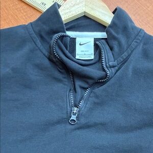 Nike Women's Black Half-Zip Sweatshirt